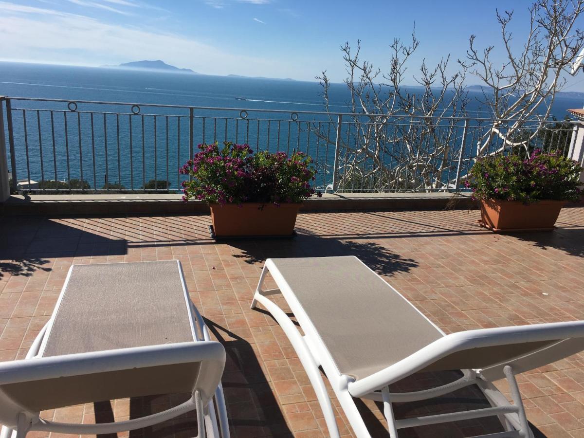 Villa D'Amare Capri View Massa Lubrense Exteriör bild
