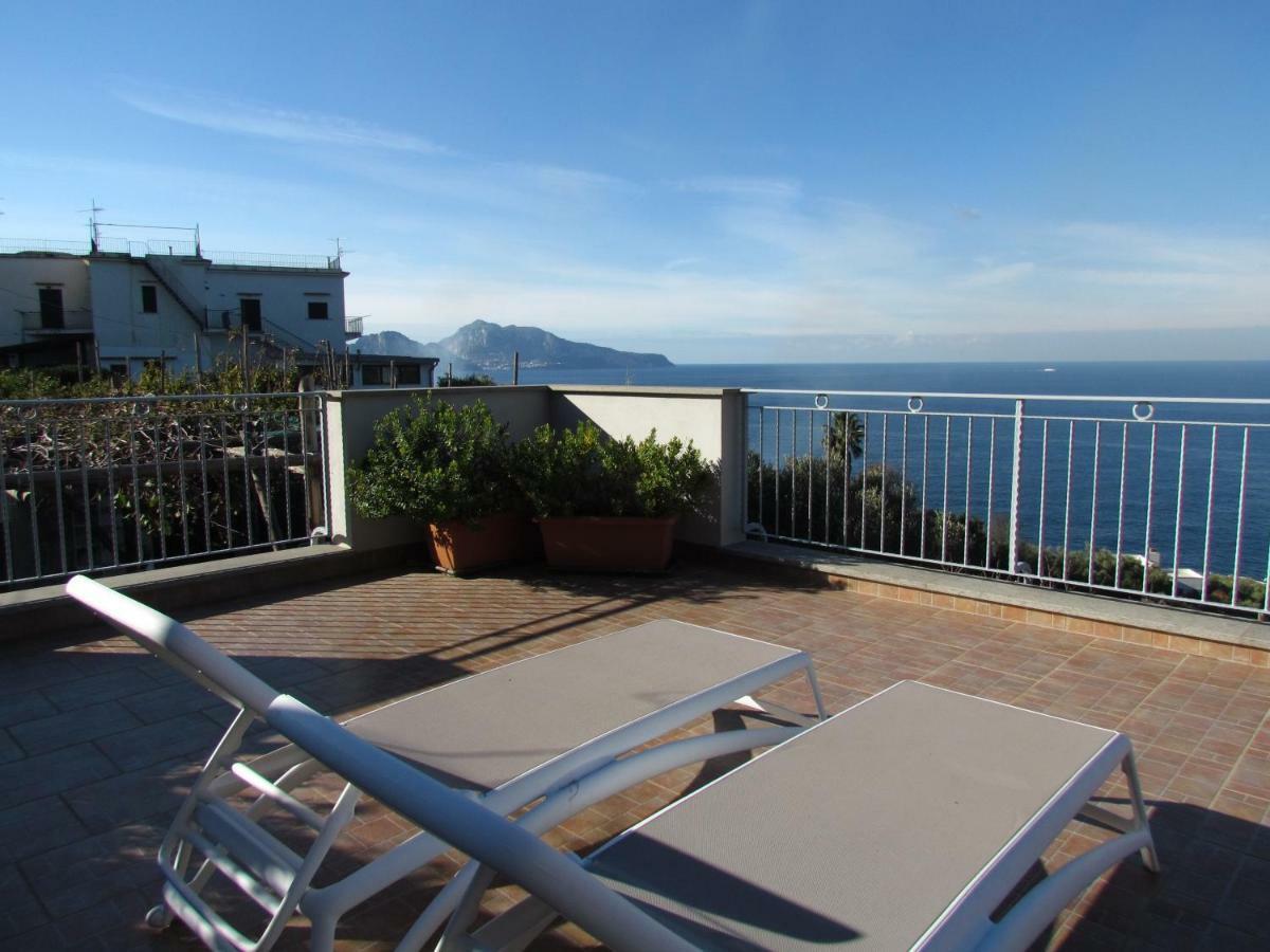 Villa D'Amare Capri View Massa Lubrense Exteriör bild